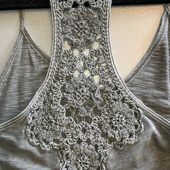 ๐ Aerie Crop Tank with Crochet Back - XXS - Picture 5 of 9